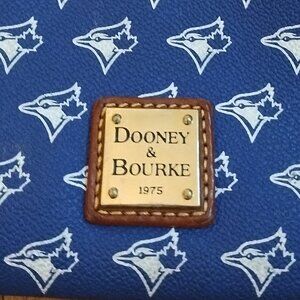 Dooney & Bourke Toronto Blue Jays Double Zip Crossbody (Blue & White)